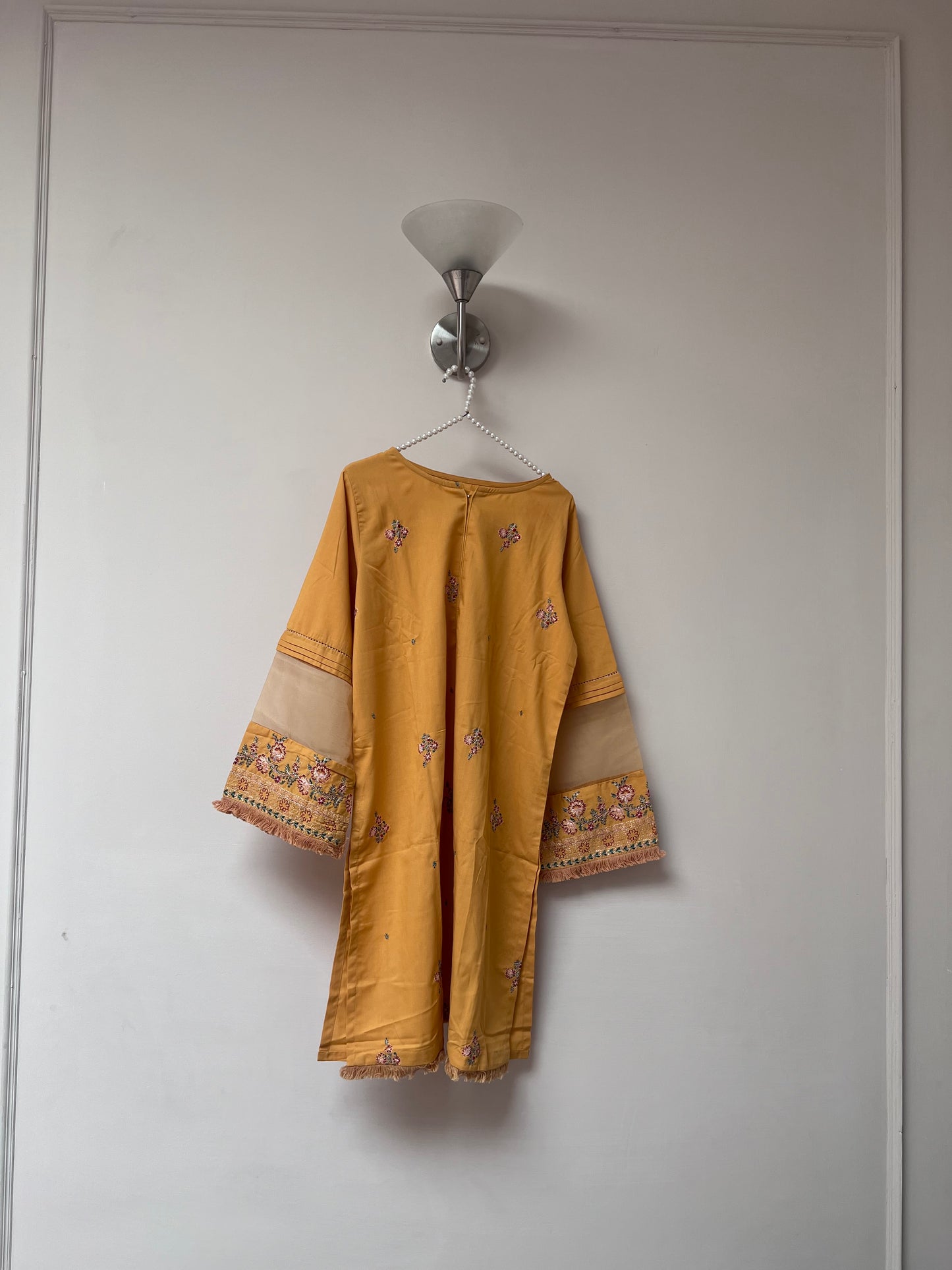 Mustard Embroided Co-ord Set