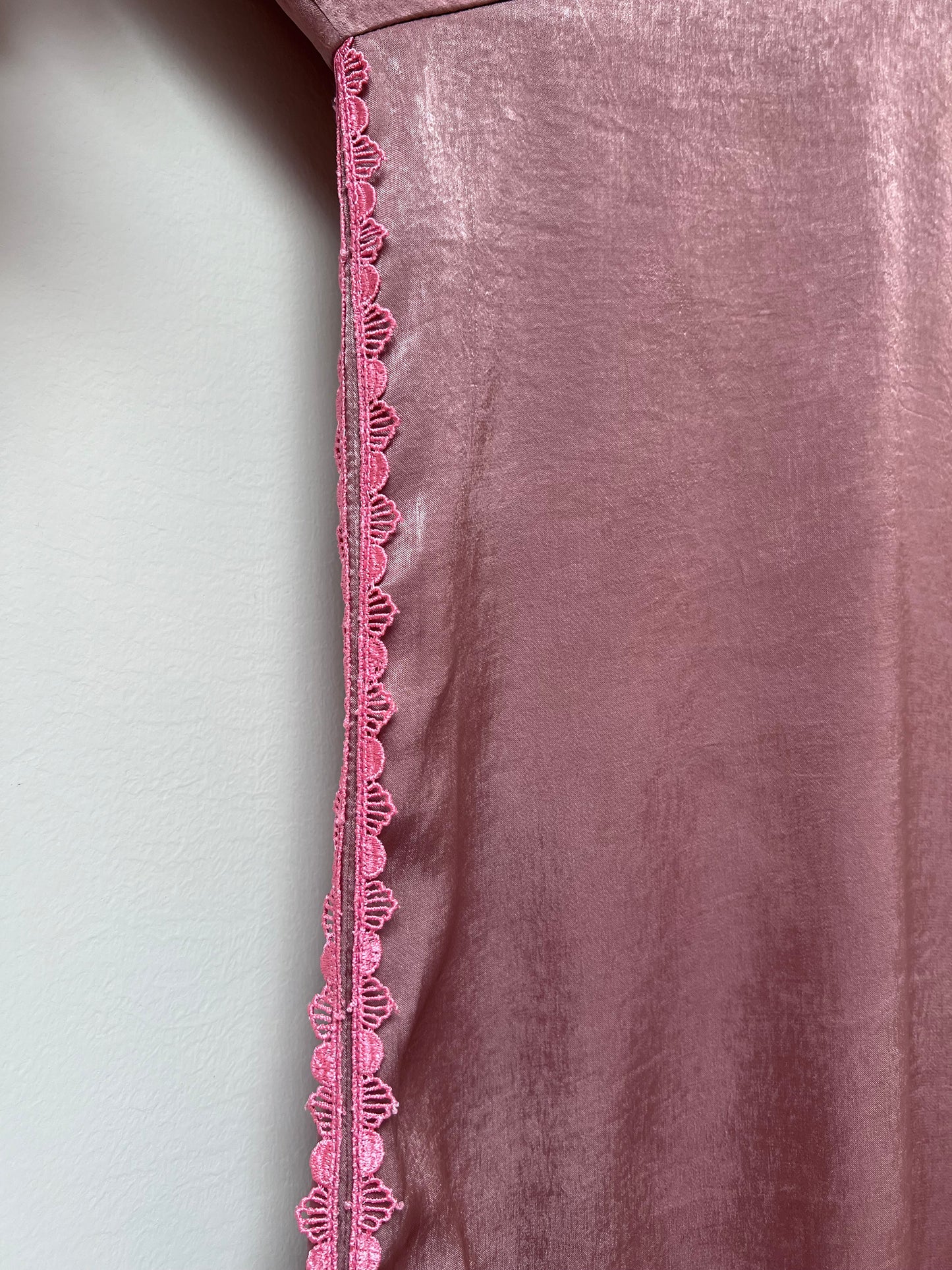 Pink Silk velvet Co-ord Set